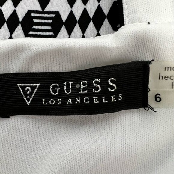 Guess Womens Sundress Multicolor Cut Out Geometric Stripe Straps Stretch 6 - Picture 11 of 12